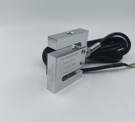 1 ~ 50 กิโลกรัม สับสมุนไพรอลูมิเนียม S-Beam Load Cell สําหรับการชั่งแม่นยํา IP67 เครนสเกลเซ็นเซอร์วัดความเครียด