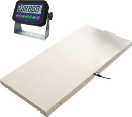 พยาบาลสัตวแพทย์ Platform Scale Stainless Steel With Indicator ม้าแพะสัตว์เลี้ยงหมู Weigher