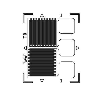 T Rossetes Foil Strain Gauge ซีรีย์ BB