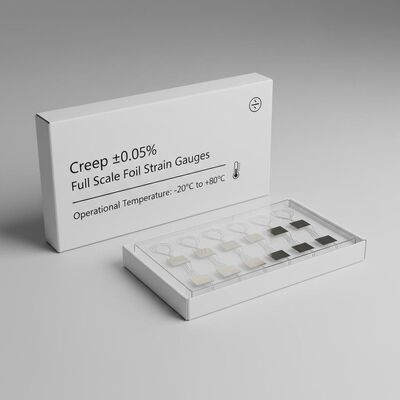 Creep ±0.05 Percent Full Scale Foil Strain Gauges Suitable for Operational Temperature Minus 20 to Plus 80 Degrees Celsius Applications